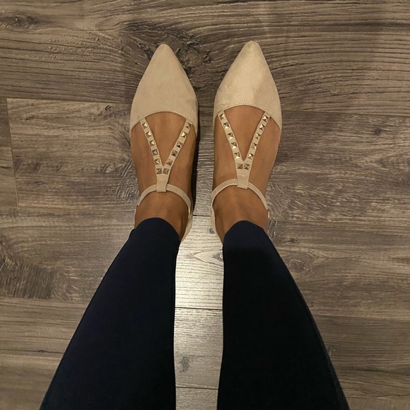 FLATS US 8.5 🤍 suede feel - Picture 5 of 5